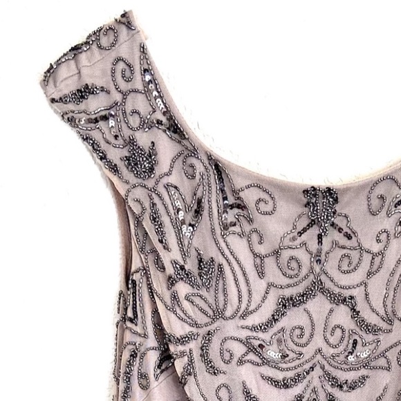 Adrianna Papell Beaded Sheath Dress - Picture 5 of 11